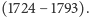 |(1724 − 1793). 
