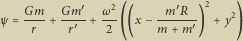 mm G G ω m 2 2 rr ψ --- -- -- -2- x m----- y 