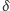 |δ