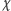 |χ