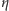 η 