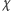 χ 