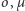 o,µ 