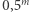 |0,5m 
