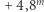  m |+ 4,8 