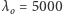 |λo = 5000 