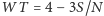 | WT = 4− 3S/N 