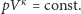 pV κ = const. 