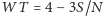 |WT = 4− 3S/N 