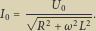  ---U0----- I0 R2- -ω---. 