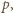 p,