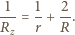 1-- 1 -2 Rz = r + R . 