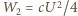 |W2 = cU 
