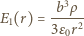  -b3ρ- E1(r) = 3ε0r2 