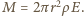 =2πr2ρE. |M 