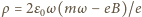 |ρ = 2ε0ω