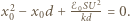  ℰSU2 |x20− x0d + -0kd--= 0. 