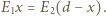 |E x = E (d− x). 1 2