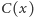 C(x) 