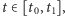 |t∈ [t0,t1],