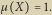 1. |µ X 