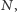 , N 