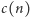 c(n) 