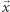 ⃗x