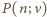 P(n; ν) 