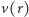 v(r) 