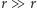 |r≫ r 