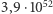 |3,9 ⋅1052 
