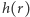 h(r) 