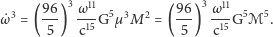 3 3 11 2=(96)ωG5ℳ5. ˙ω = ( 96) ω--G5µ3M 5c15 5 c15 