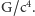  4 |G/c .