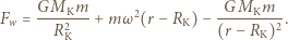 MKmKm G------ Fw= R2 + m K 
