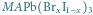 | MAPb BrxI1 x 3 