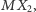 X2, M 