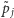 ˜p j 