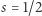 |s = 1/2 