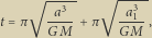  ---- --3- t π -a3- π -a1-, MM G G 
