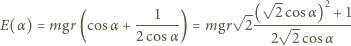 E(α ) = mgr 