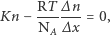  RTn-∆-- Kn − NA x∆ = 0, 