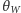 θW 