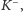 |K −,