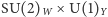 |SU(2) × U(1) W Y 