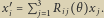 | 3 xi P j 1Rij θ xj.