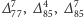 |∆7 ,∆ 4, ∆7 77 85 85 