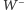  − W