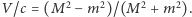 V /c = (M 